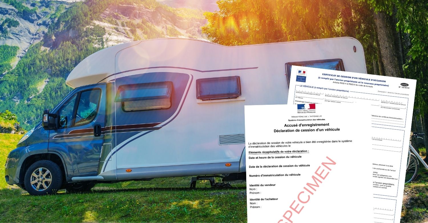 Certificat de cession d'un tracteur agricole